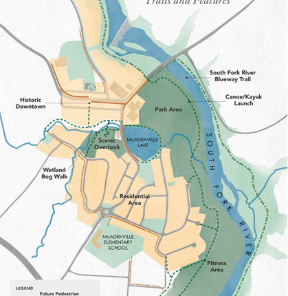 McAdenville Park Map Rendering